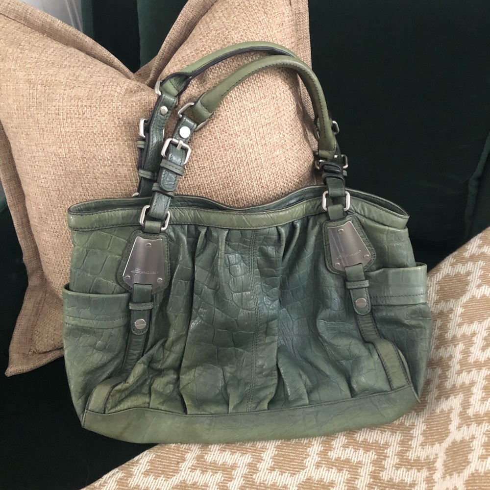 B MAKOWSKY Genuine Leather Handbag